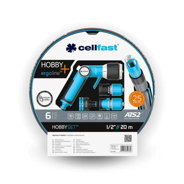 Zestaw CELLFAST HOBBY ERGO 1/2" 20M